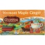 CELESTIAL SEASONINGS: Vermont Maple Ginger Herbal Tea Pack of 20, 1 oz