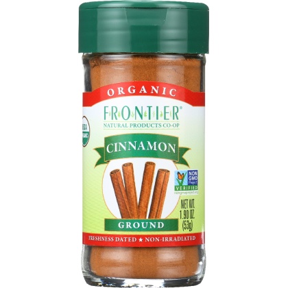 FRONTIER NATURAL PRODUCTS: Organic Cinnamon Ground, 1.9 oz