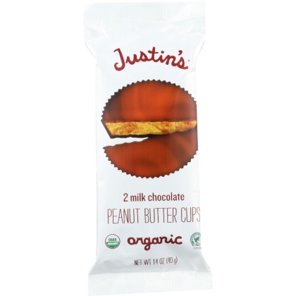 JUSTIN\'S: Organic Peanut Butter Cups Milk Chocolate, 1.4 oz