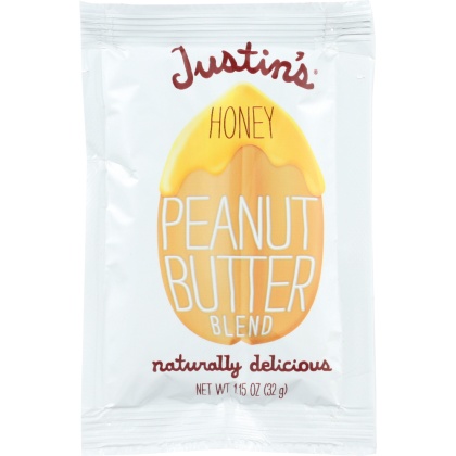 JUSTIN\'S: Peanut Butter Blend Honey Squeeze Pack, 1.15 oz