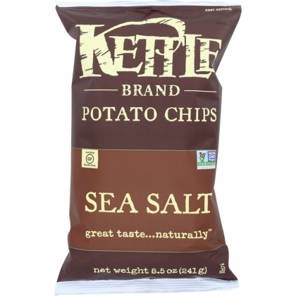 KETTLE BRAND: Potato Chips Sea Salt, 8.5 oz