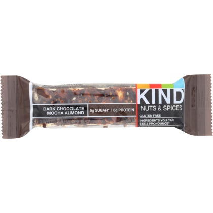 KIND: Nuts and Spices Dark Chocolate Mocha Almond Bar, 1.4 oz