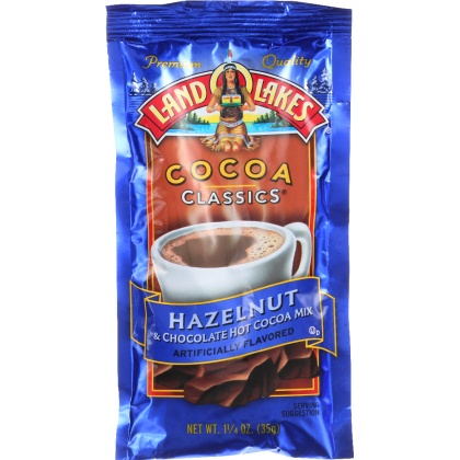 LAND O LAKES: Hazelnut and Chocolate Cocoa Mix, 1.25 oz
